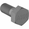 Bsc Preferred Heavy Hex Head Screw for Structural Appl. Galvanized Grade A325 ST 1-1/4-7 Thread Size 3 Long 91583A302